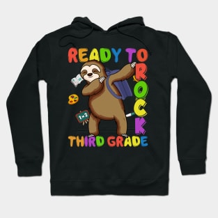 Dabbing 3rd Grade Sloth Back To School Hoodie